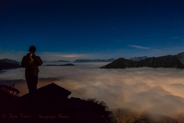 Night photography with students