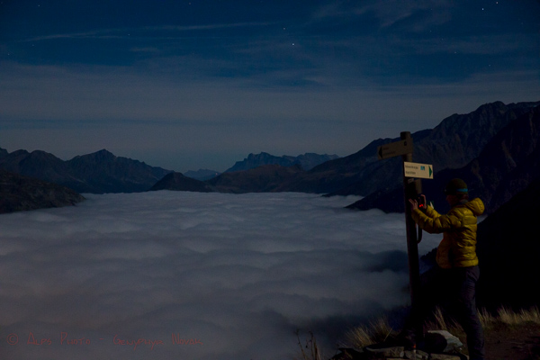 Night photography with students