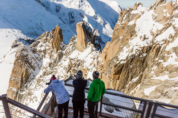 At the Aiguille du Midi