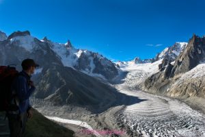 View over the Mer de Glace