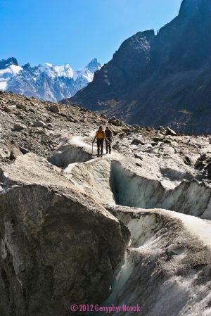 Glacier walking