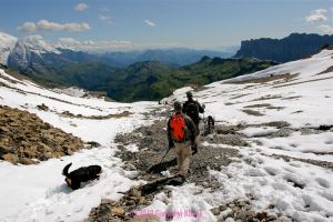 Descent from Mont Buet in August