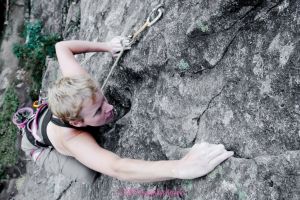 Cragging at Vallorcine