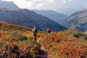 Hiking near Sixt Fer 