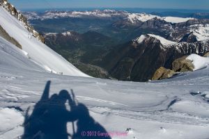 Les Houches and Servoz from the Plan du Midi