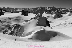 The Italian Alps and Helbronner